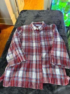 Alfred dunner blouse size 14